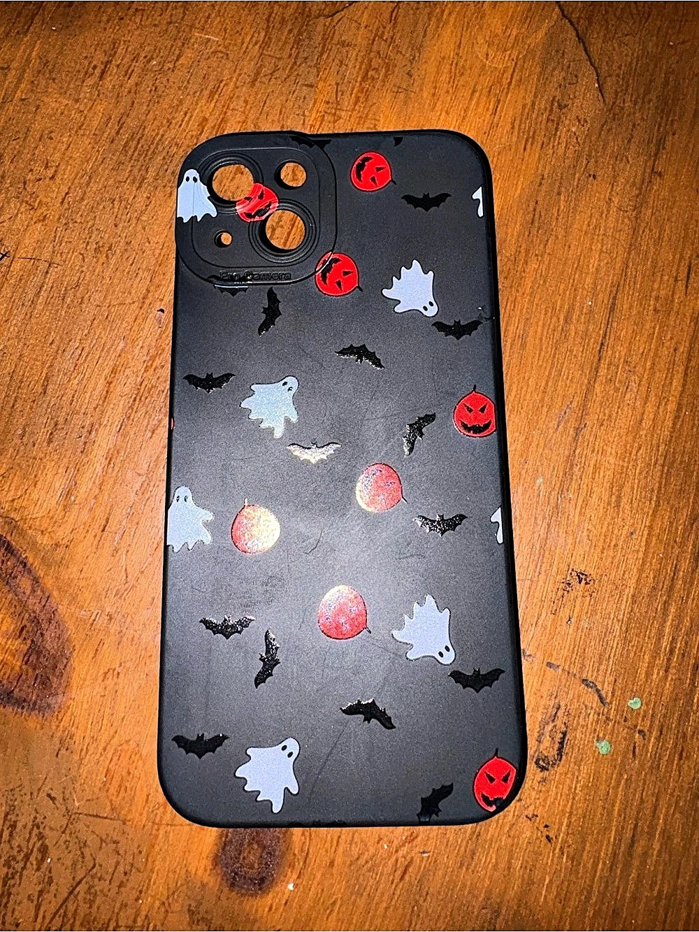 Halloween Ghost Bat iPhone Case